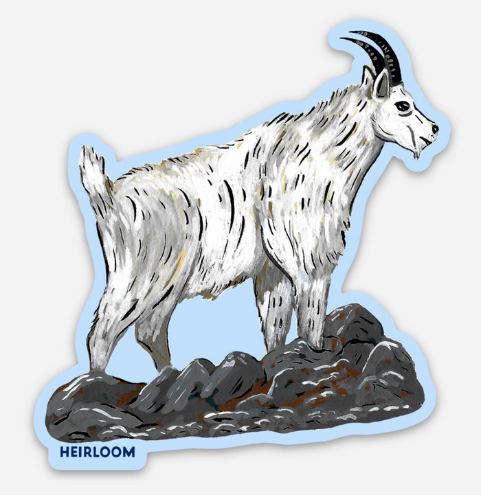 Mountain Goat Sticker - Animal Vinyl Decal