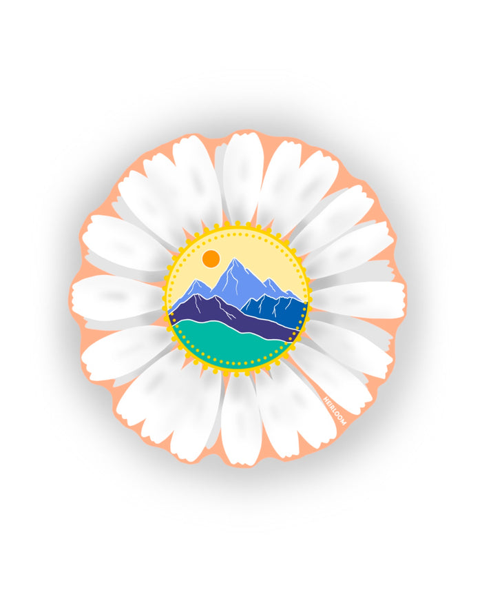 Mountain Daisy Sticker