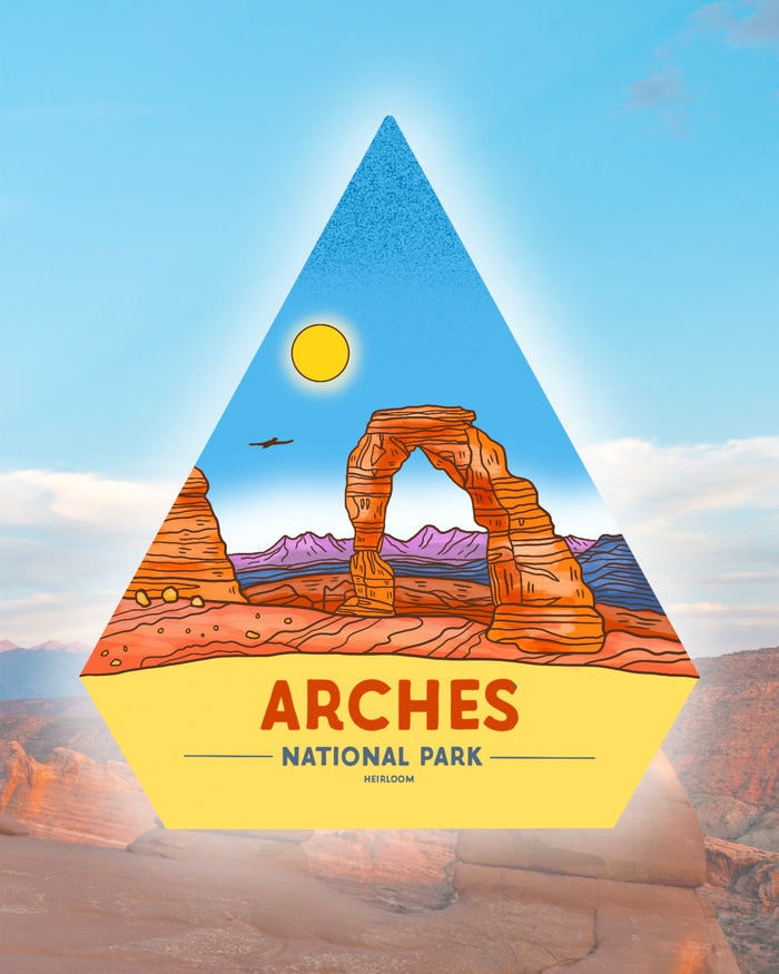 Arches National Park Vinyl Sticker