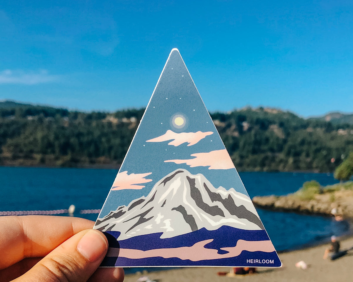 Triangle Peak Sticker