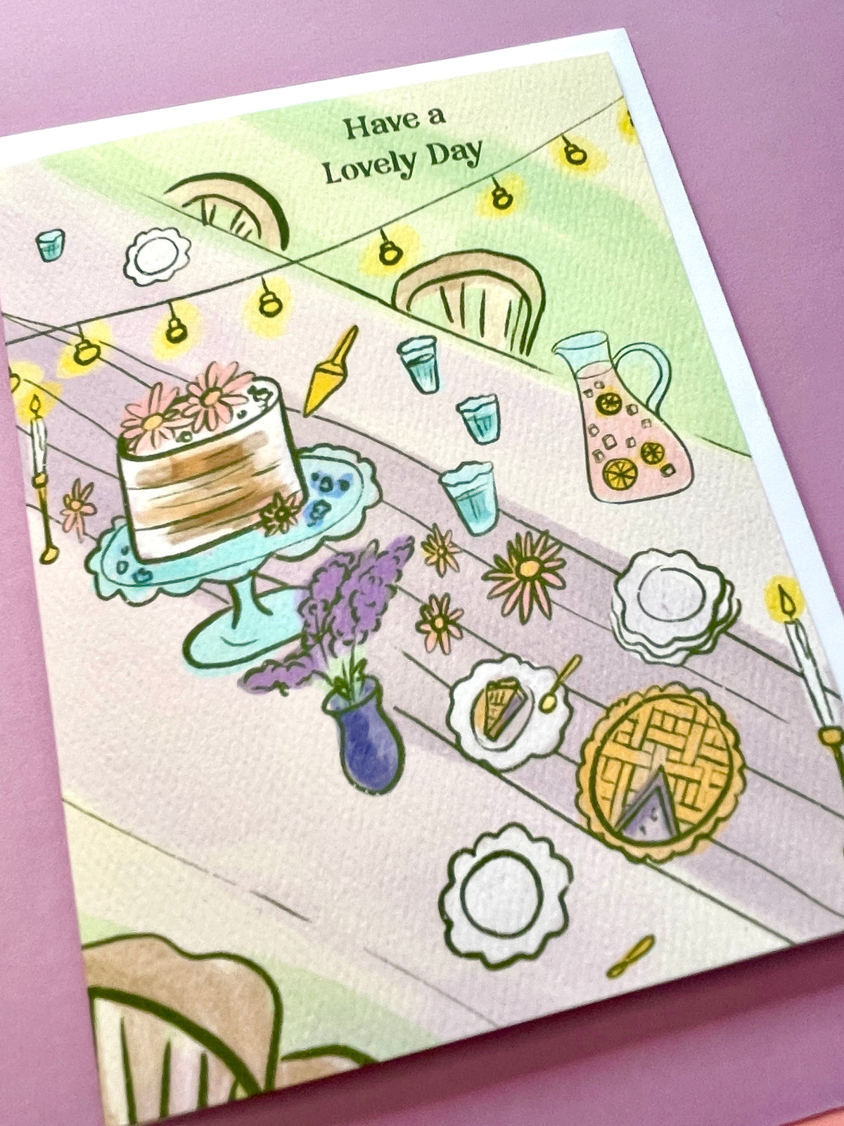 Have a Lovely Day - Outdoor Party Everyday/Birthday Greeting Card