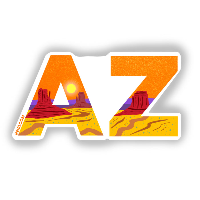 Arizona AZ State Sticker