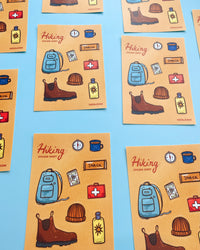 Hiking Sticker Sheet