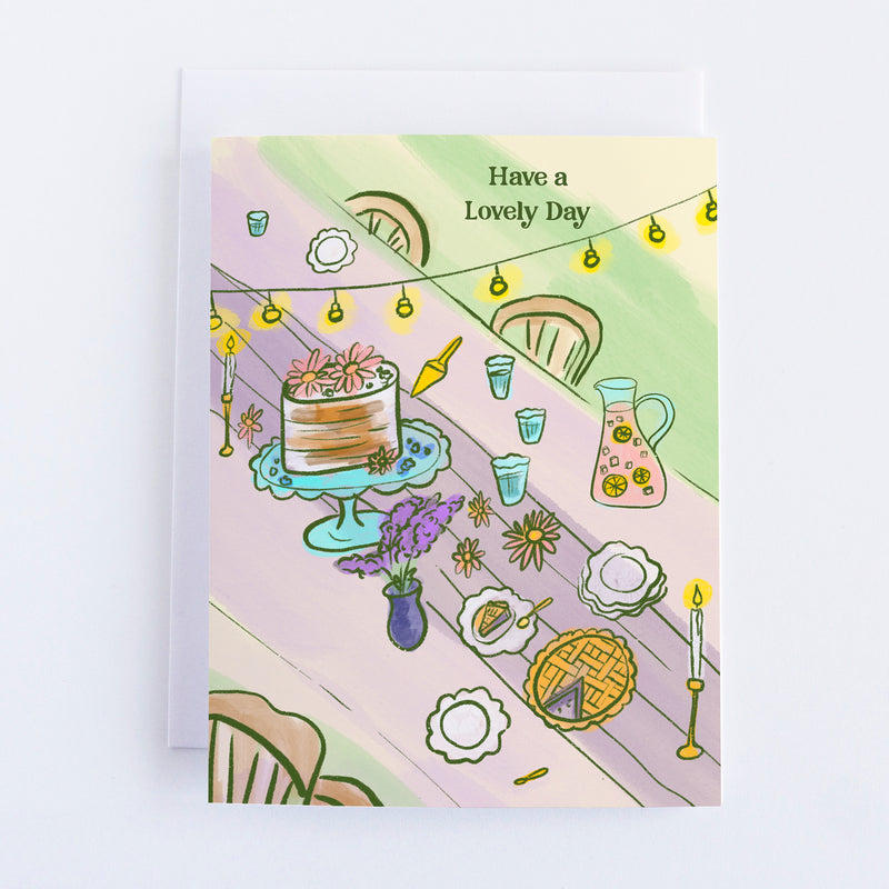 Have a Lovely Day - Outdoor Party Everyday/Birthday Greeting Card