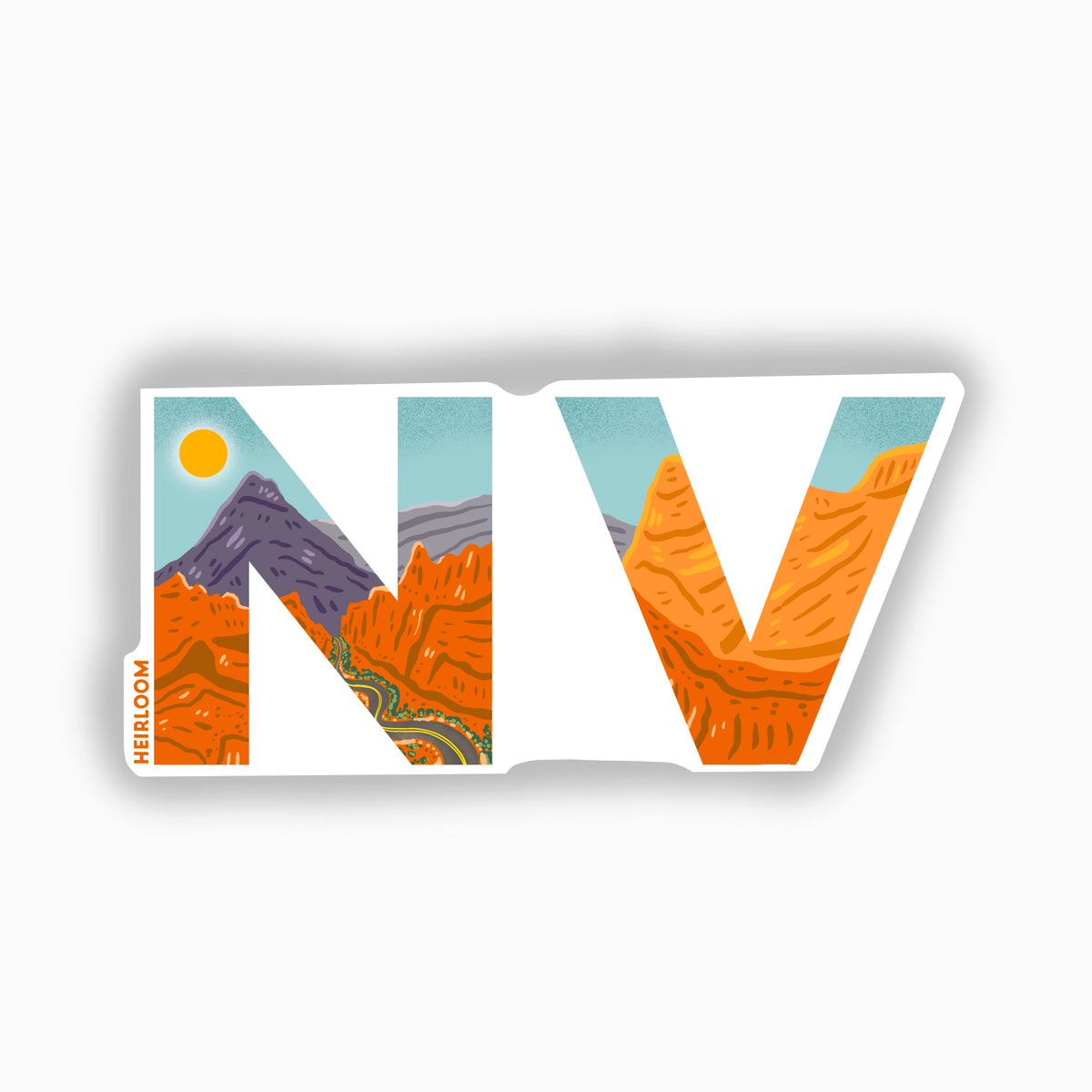 Nevada NV State Sticker