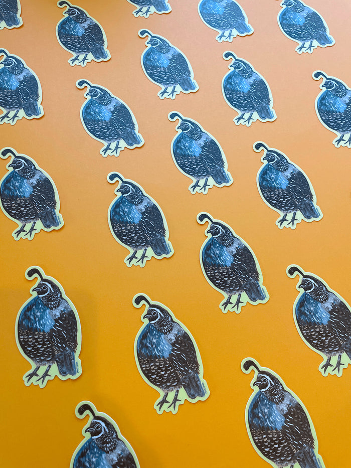 Quail Vinyl Sticker