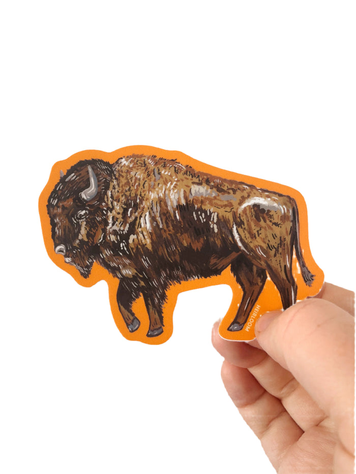 Bison Sticker - Vinyl Decal