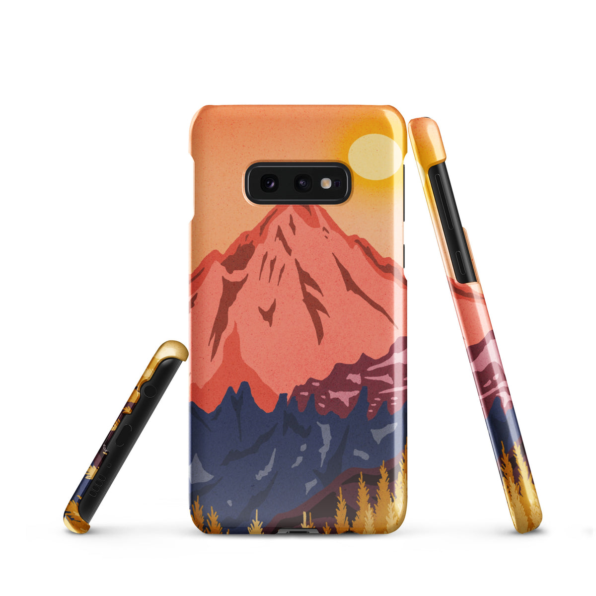 Golden Glow Mountain - Snap case for Samsung®
