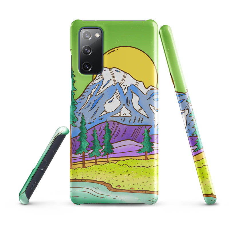 Green Sky Mount Rainier - Snap case for Samsung®
