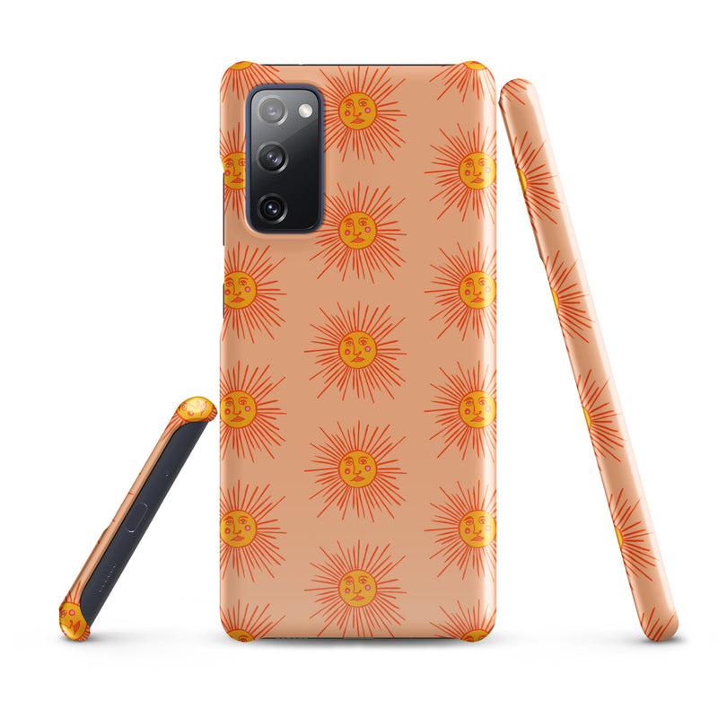Orange Sun Pattern - Snap case for Samsung®