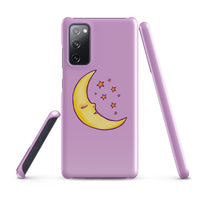 Purple Moon & Stars - Snap case for Samsung®