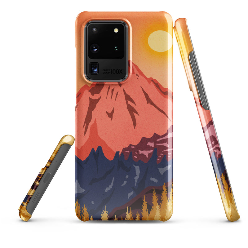Golden Glow Mountain - Snap case for Samsung®