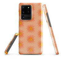 Orange Sun Pattern - Snap case for Samsung®