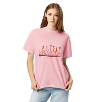 Row of Wildflowers - Unisex Garment-Dyed Heavyweight T-shirt