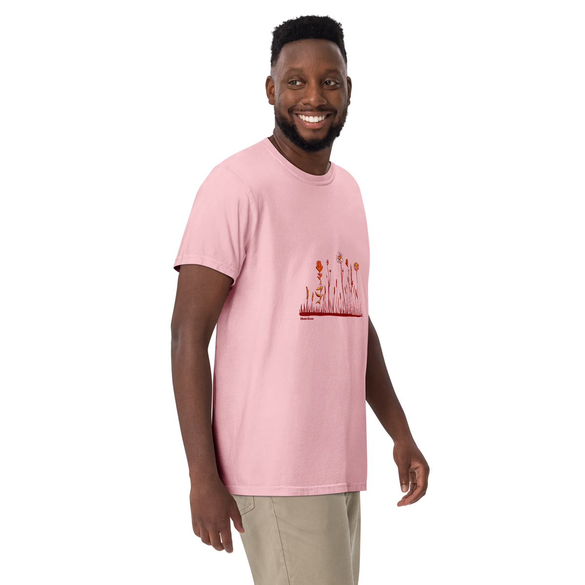Row of Wildflowers - Unisex Garment-Dyed Heavyweight T-shirt