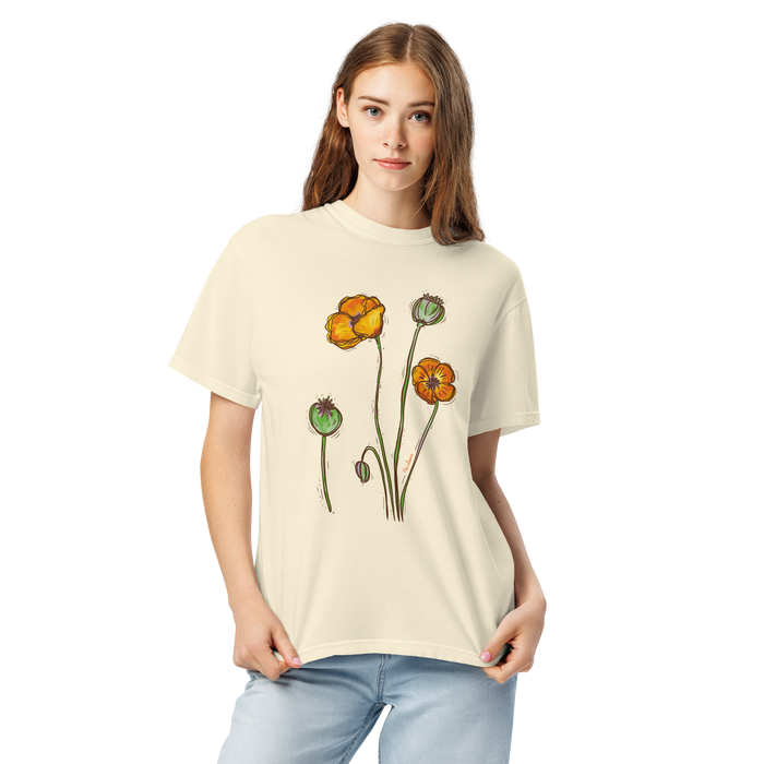 Orange Poppies Unisex T-shirt