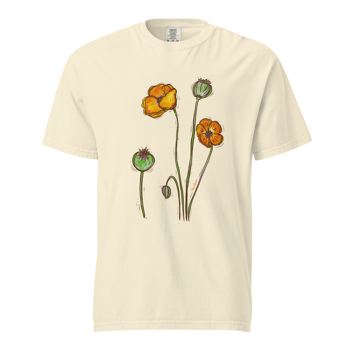 Orange Poppies Unisex T-shirt