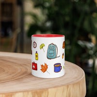 Camping Gear - Red Ceramic Mug