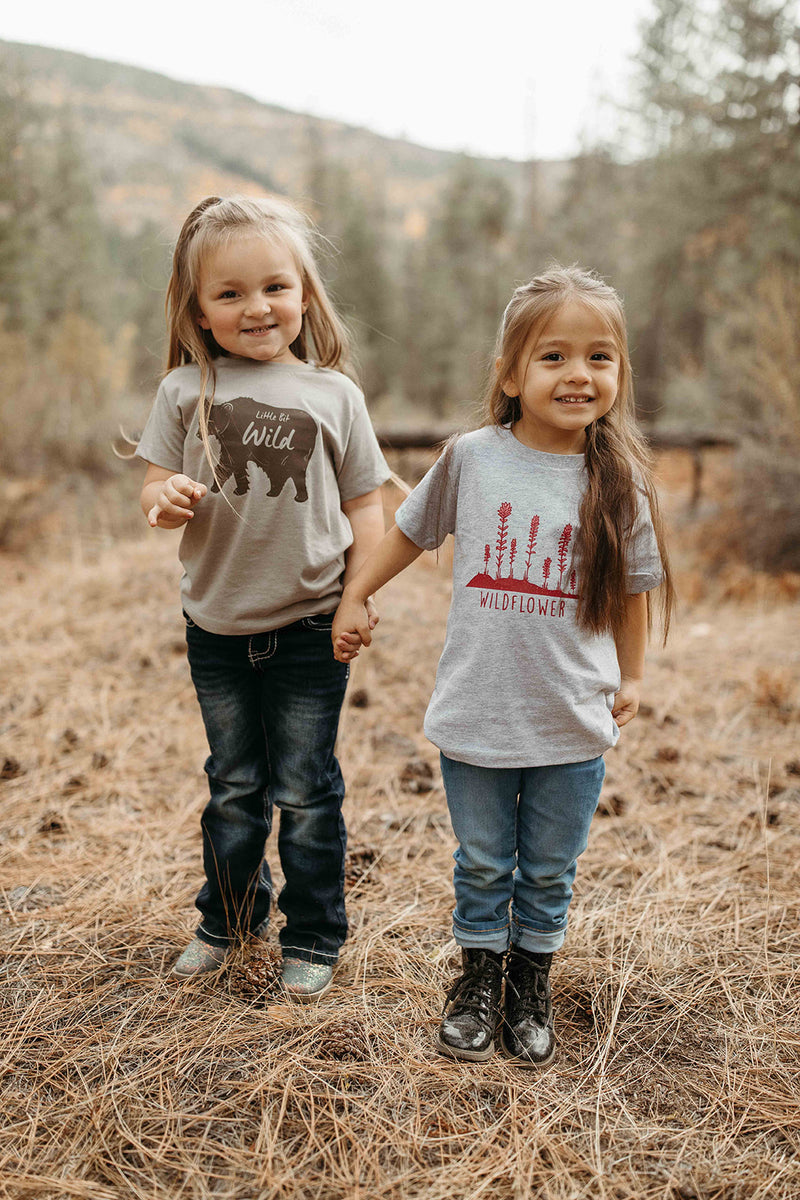 Little Bit Wild Bear Toddler T-Shirt