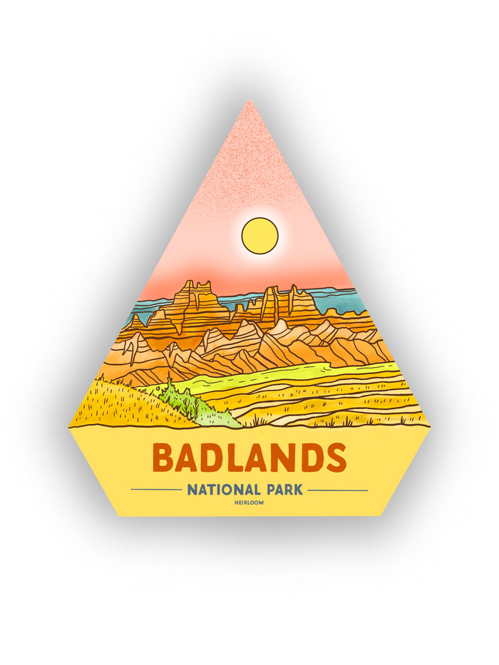 Badlands National Park Vinyl Sticker