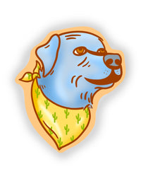 Bandana Dog Sticker - Labrador/Mix