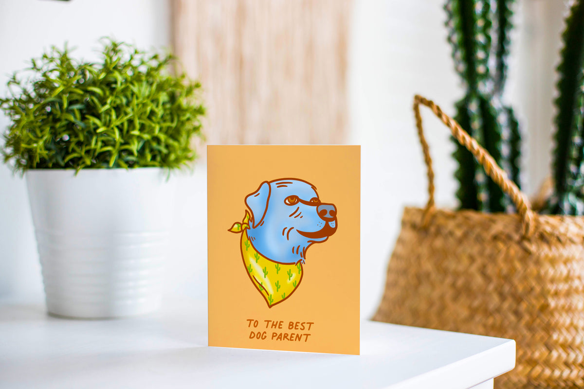 To The Best Dog Parent - Greeting Card