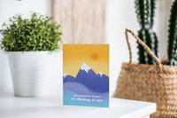 Thinking of You Blue Mountains Greeting Card