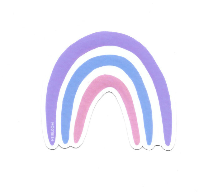 Blue & Purple Boho Rainbow Sticker