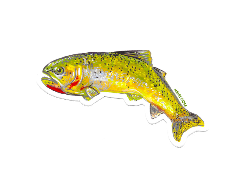 Trout Sticker (Cutthroat Trout)