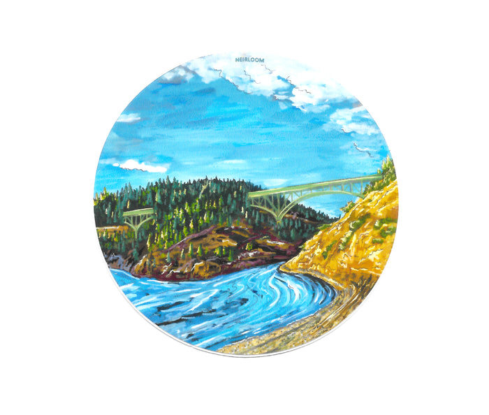 Deception Pass, WA Sticker