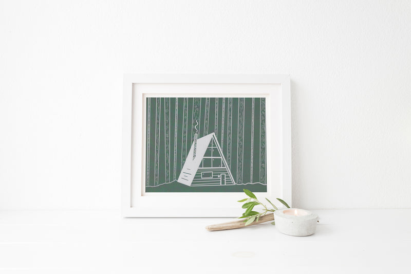 Forest A-Frame Art Print