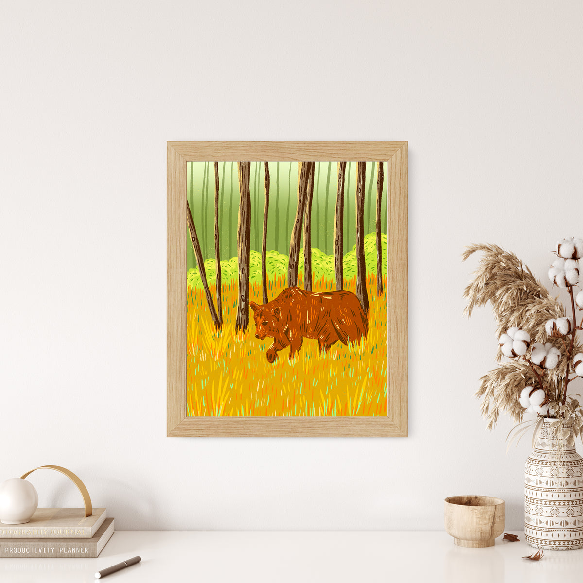 Forest Bear Art Print