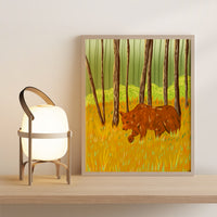 Forest Bear Art Print