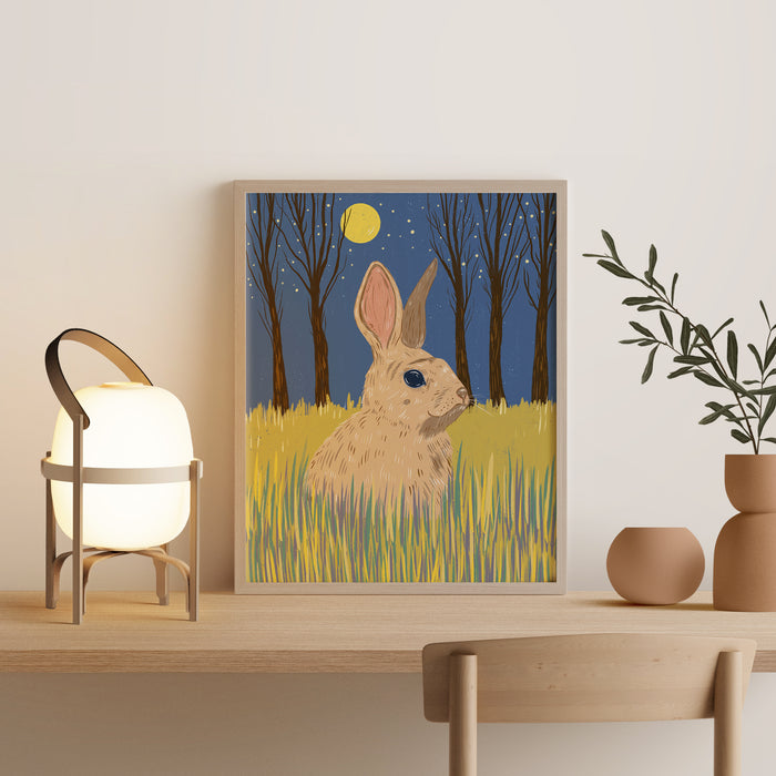 Field Rabbit Art Print