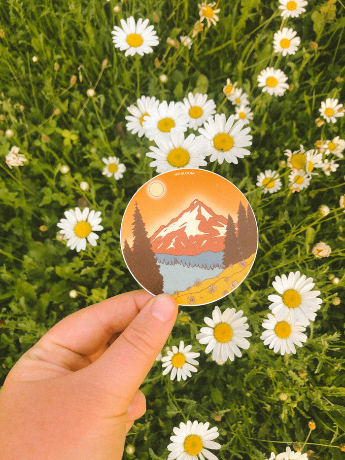 Mount Hood Golden Hour Sticker