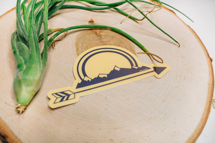 Mountain Arrow Sticker