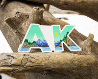 Alaska AK State Sticker - Vinyl Art Decal