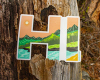 Hawaii HI State Sticker