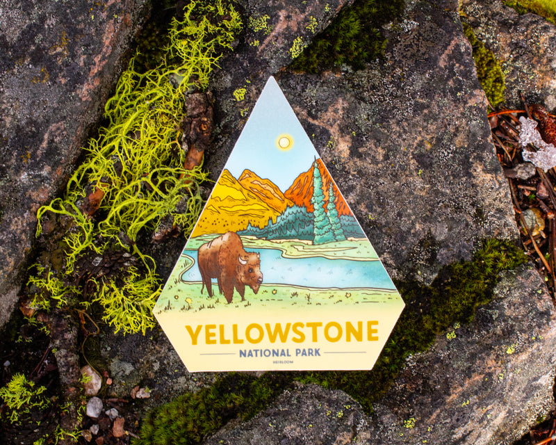 Yellowstone National Park Sticker