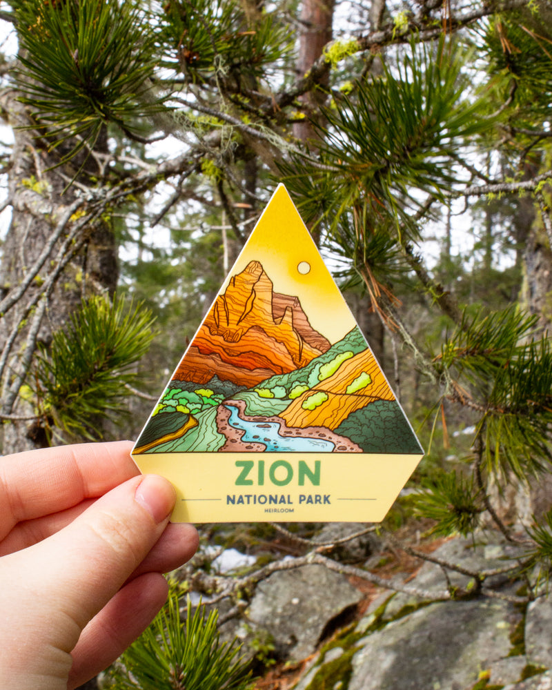 Zion National Park Sticker