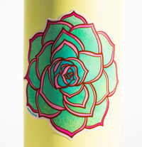 Pink & Green Succulent Sticker