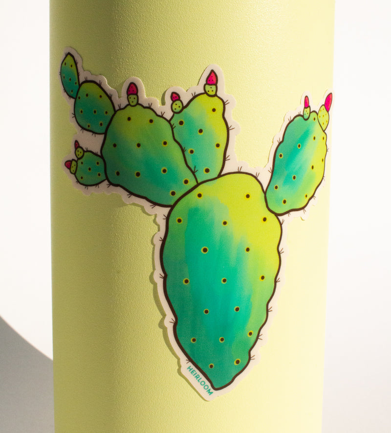 Prickly Pear Cactus Sticker