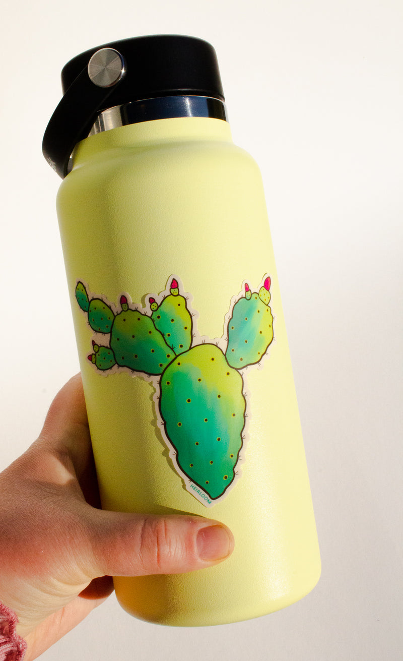 Prickly Pear Cactus Sticker