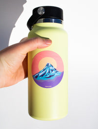 Pink Mount Hood Sticker