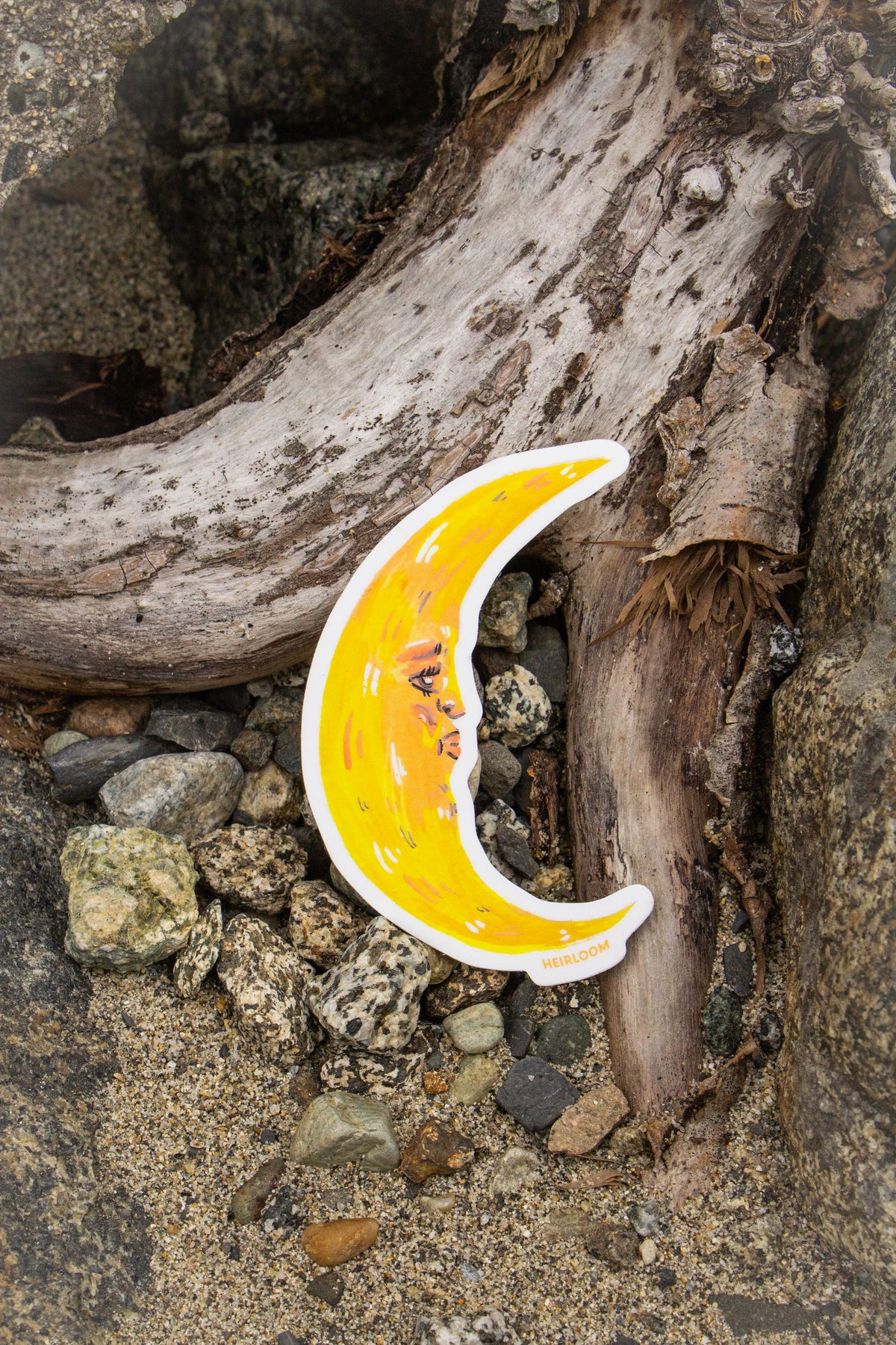 Crescent Moon Sticker