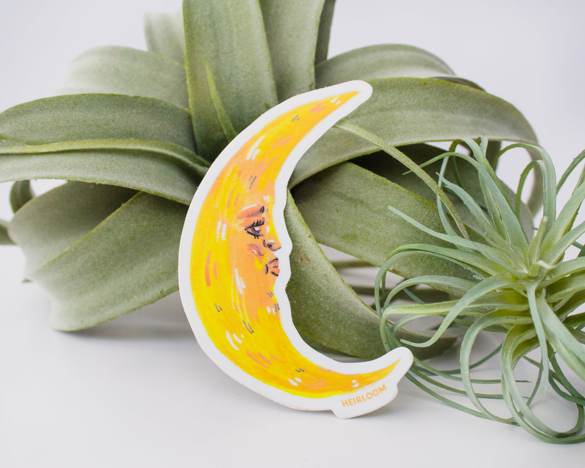 Crescent Moon Sticker