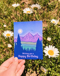 Summer Night Sky - Birthday Greeting Card