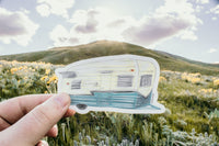 Vintage Camp Trailer Sticker