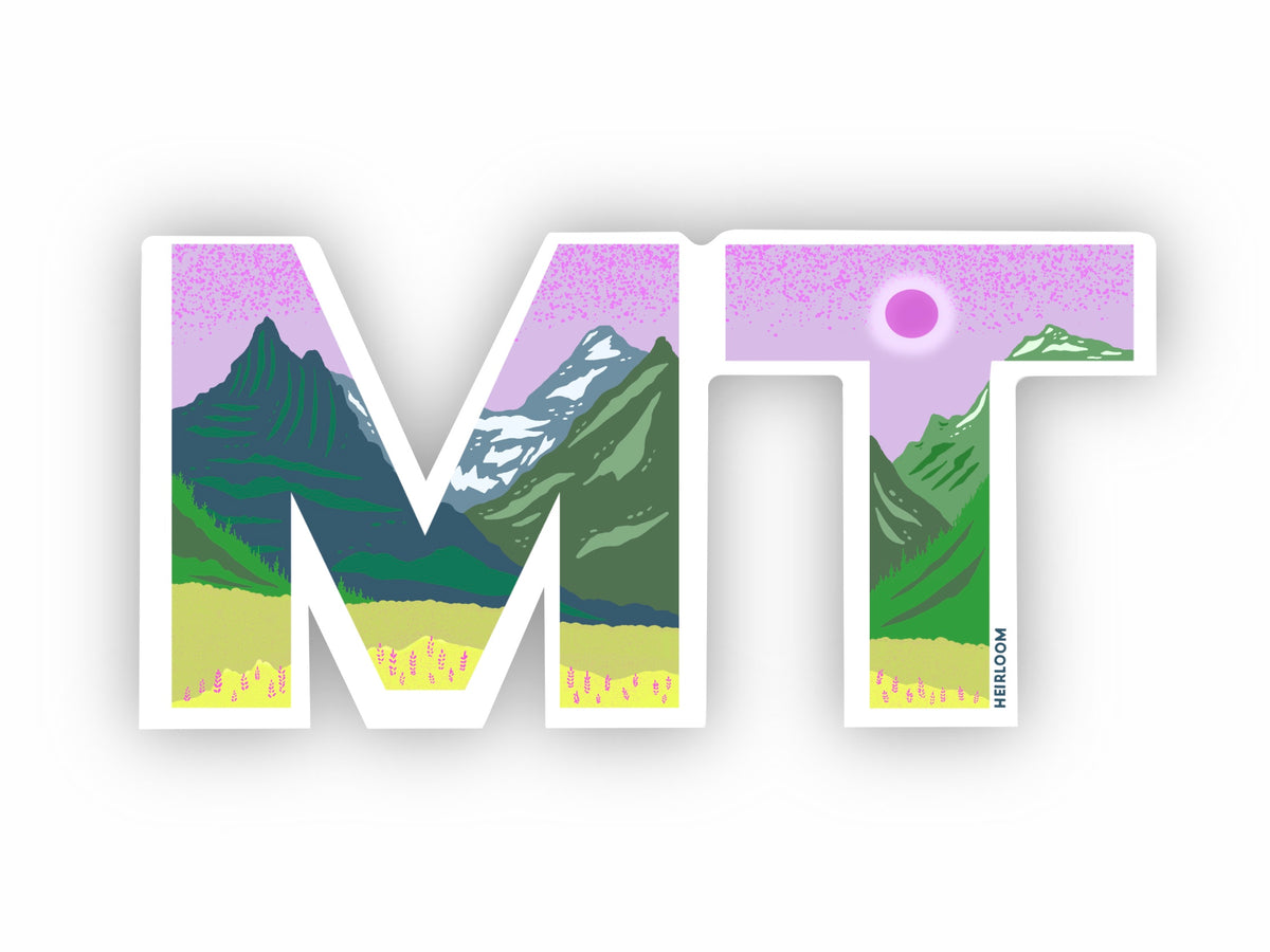 Montana MT State Sticker