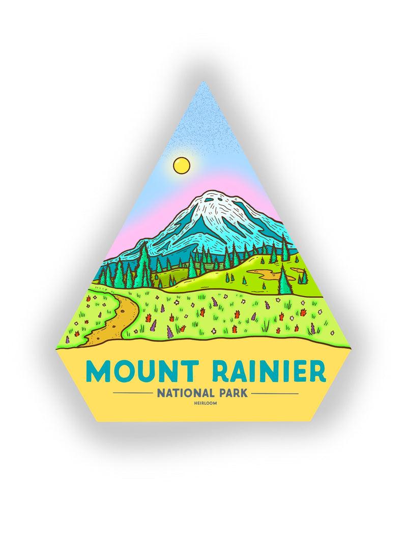 Mount Rainier National Park Sticker